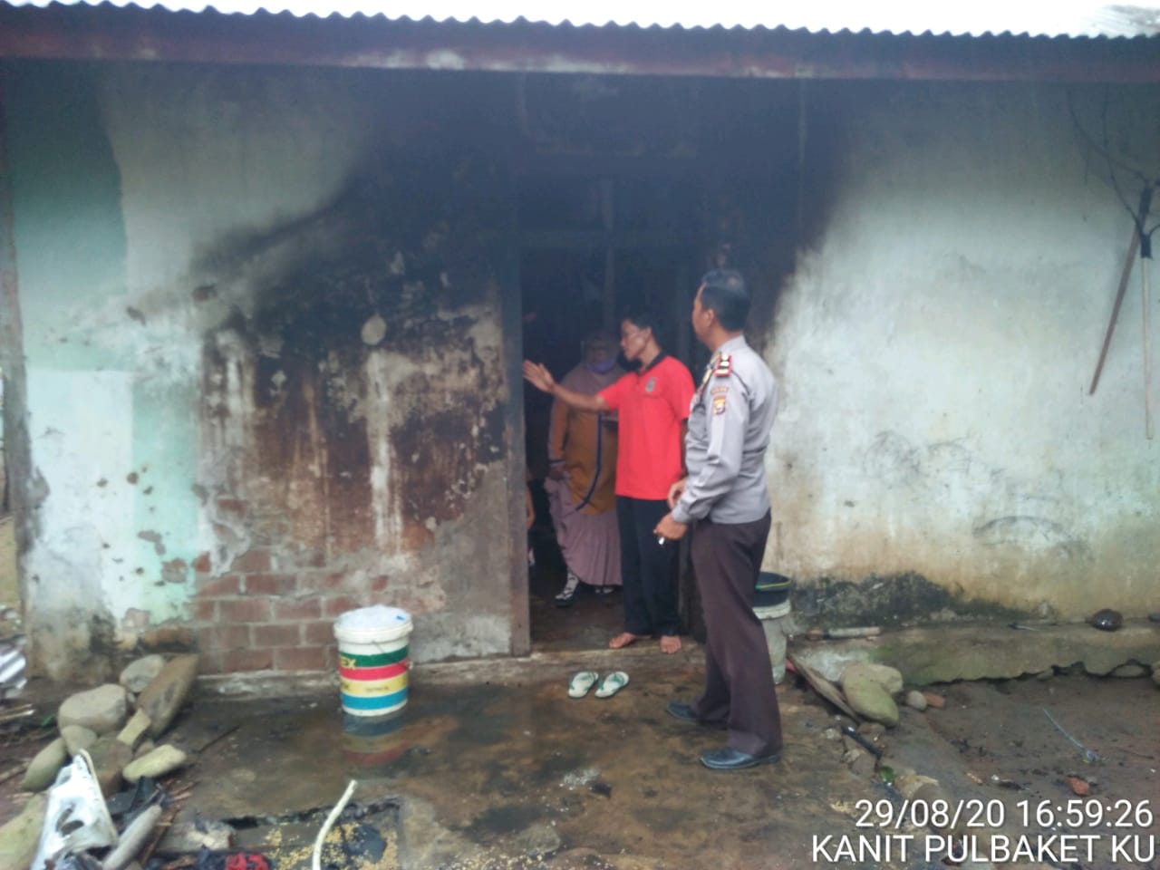 polisi cek kebakaran