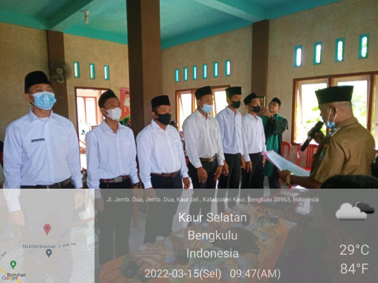 Kades Jembatan Dua Lantik Perades