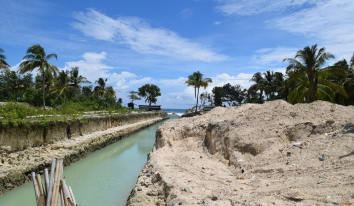 diduga kanal masuk dalam kawasan TWA