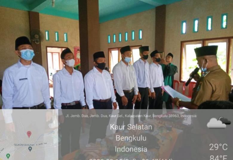 Kades Jembatan Dua Lantik Perades